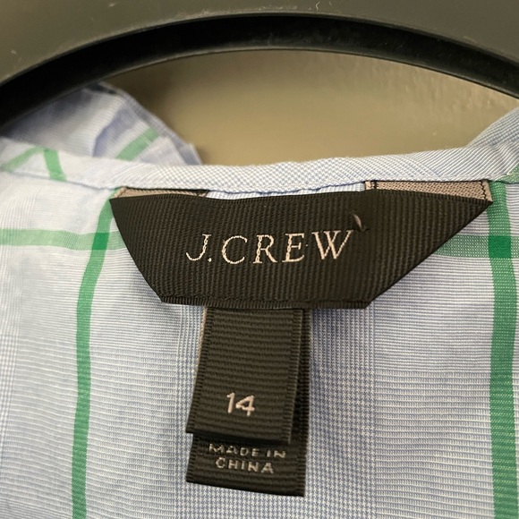 J Crew Ruffle Button Down Shirt - Picture 3 of 5